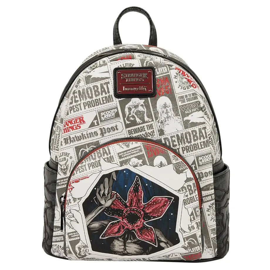 Loungefly x Funko POP! Stranger Things Mini Backpack (Grey/Red)
