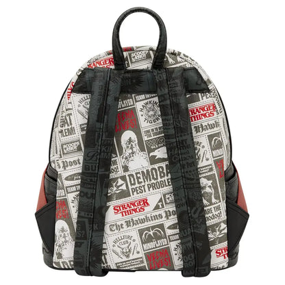 Loungefly x Funko POP! Stranger Things Mini Backpack (Grey/Red)