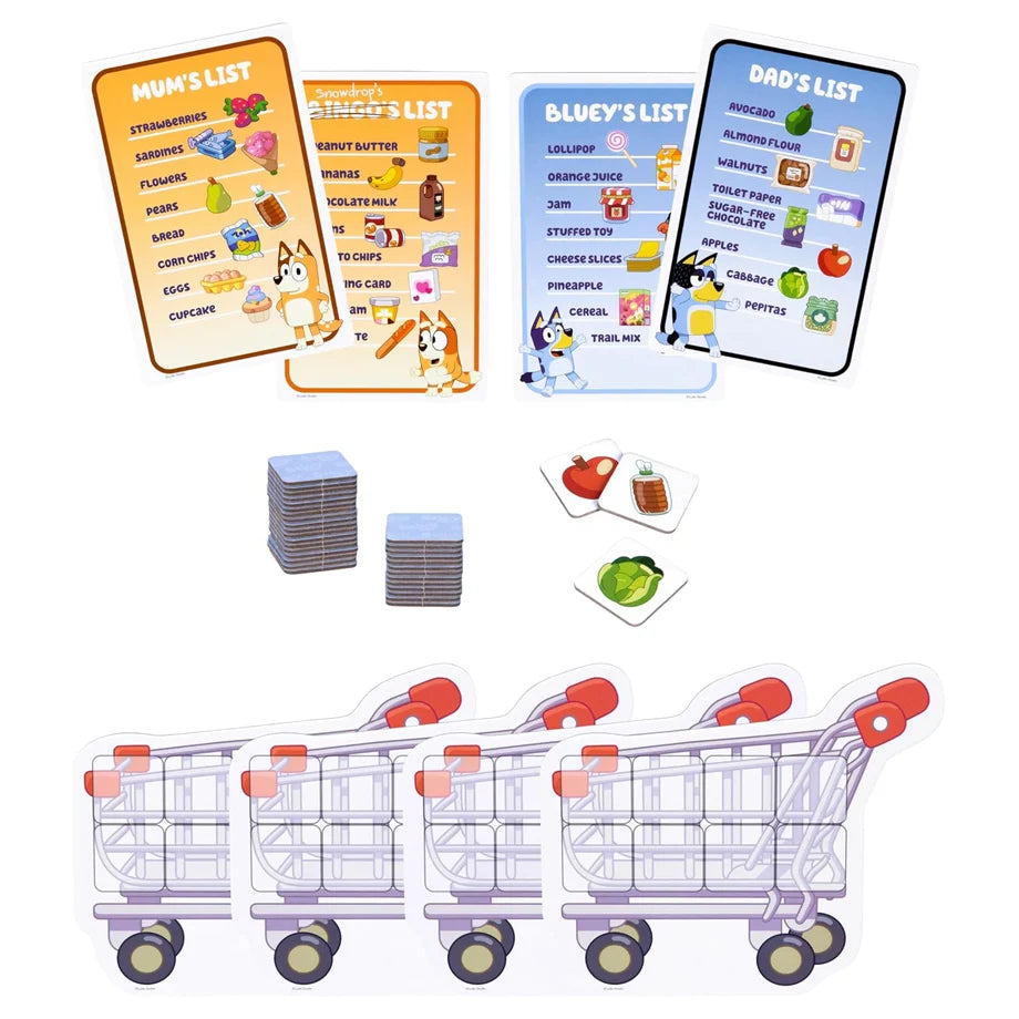 Bluey Shopping List Game