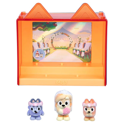 Bluey Fuzzies Episode Pack Series 1 The Sign Display Case & Figures Set