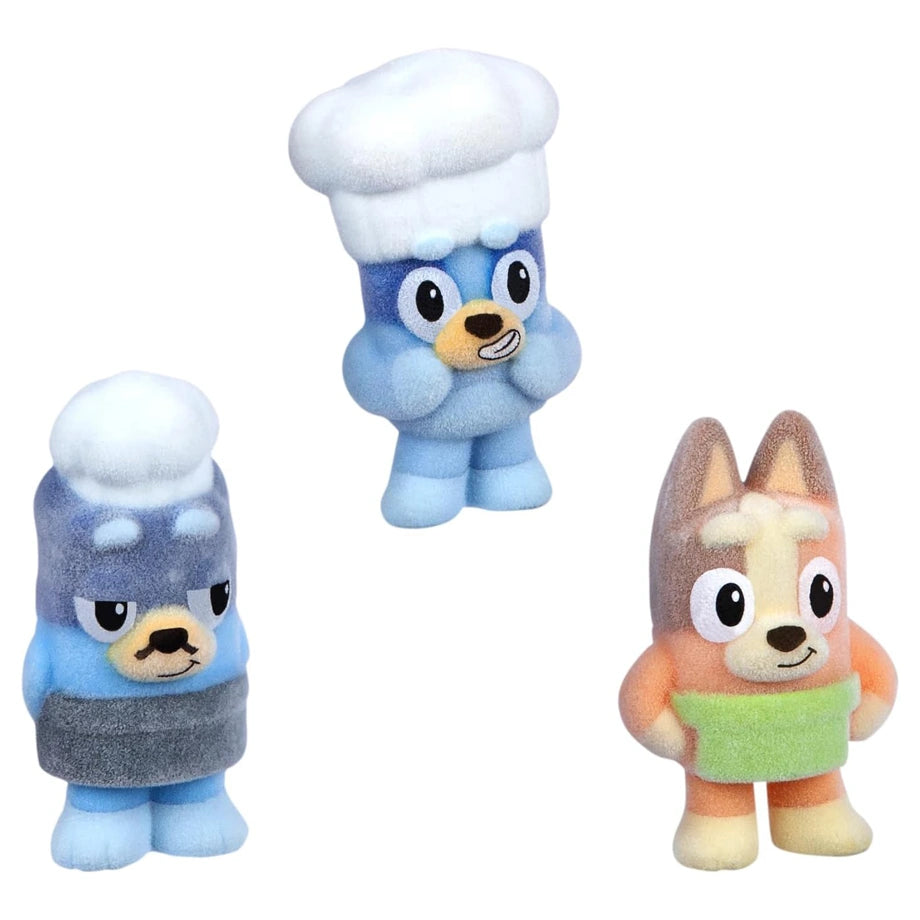 Bluey Fuzzies Episode Pack Series 1 Pavlova Display Case & Figures Set