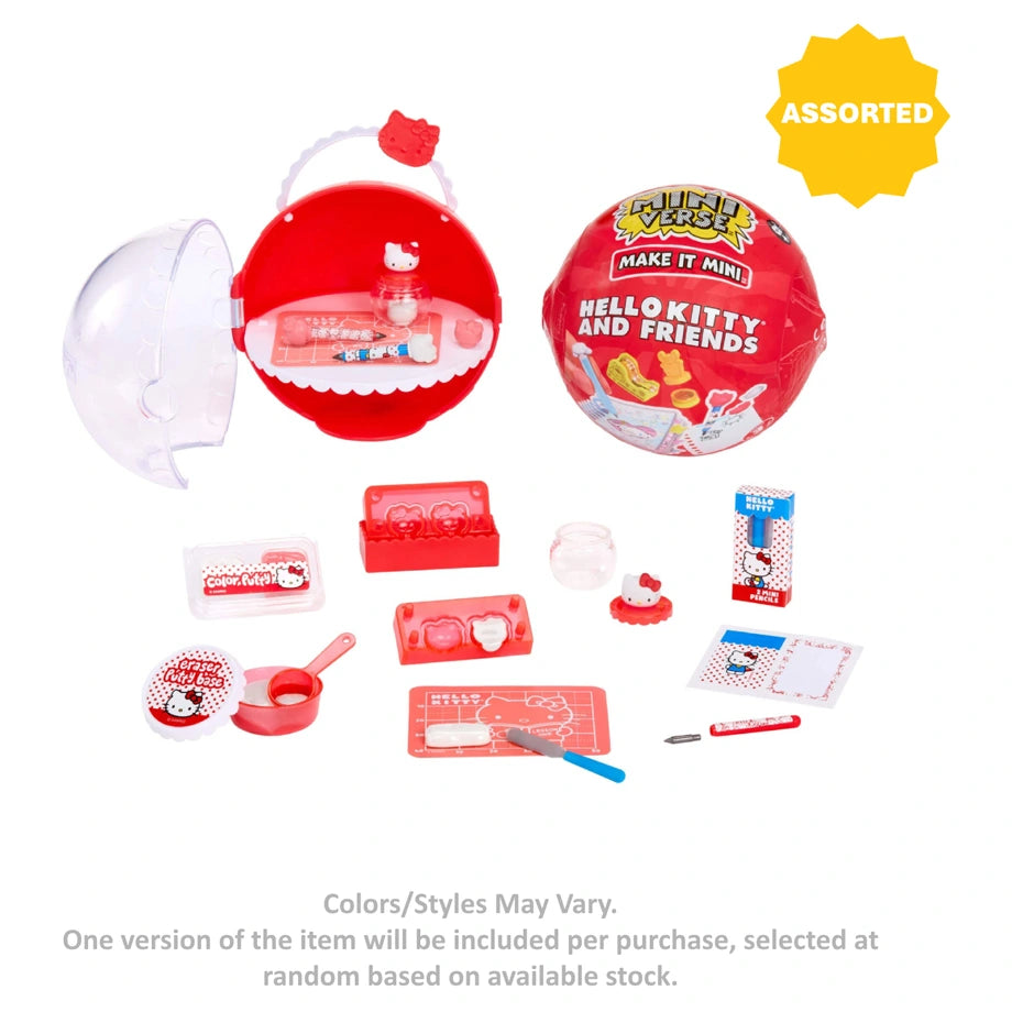 Miniverse Make It Mini Sanrio Hello Kitty and Friends Series 3 Mini Collectible Capsule (Assorted)