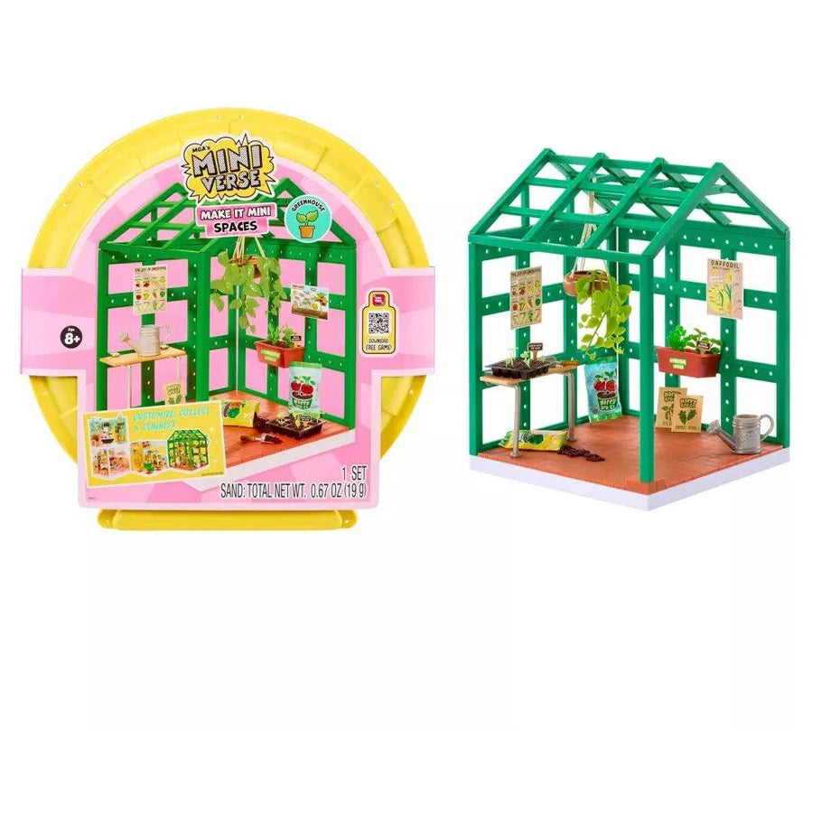 Miniverse Make It Mini Spaces Greenhouse Playset (100+ Pieces)