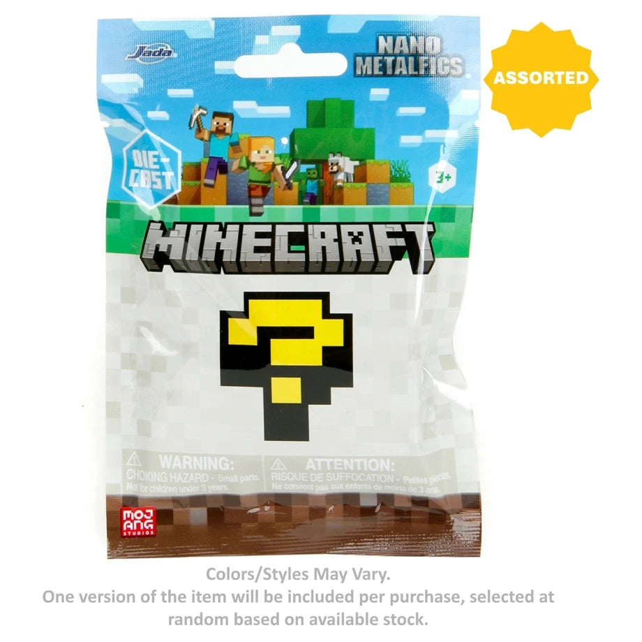 Jada Toys Minecraft MetalFigs Minecraft Series 6 Mystery Die-cast Figure (4.19 cm, Assorted)