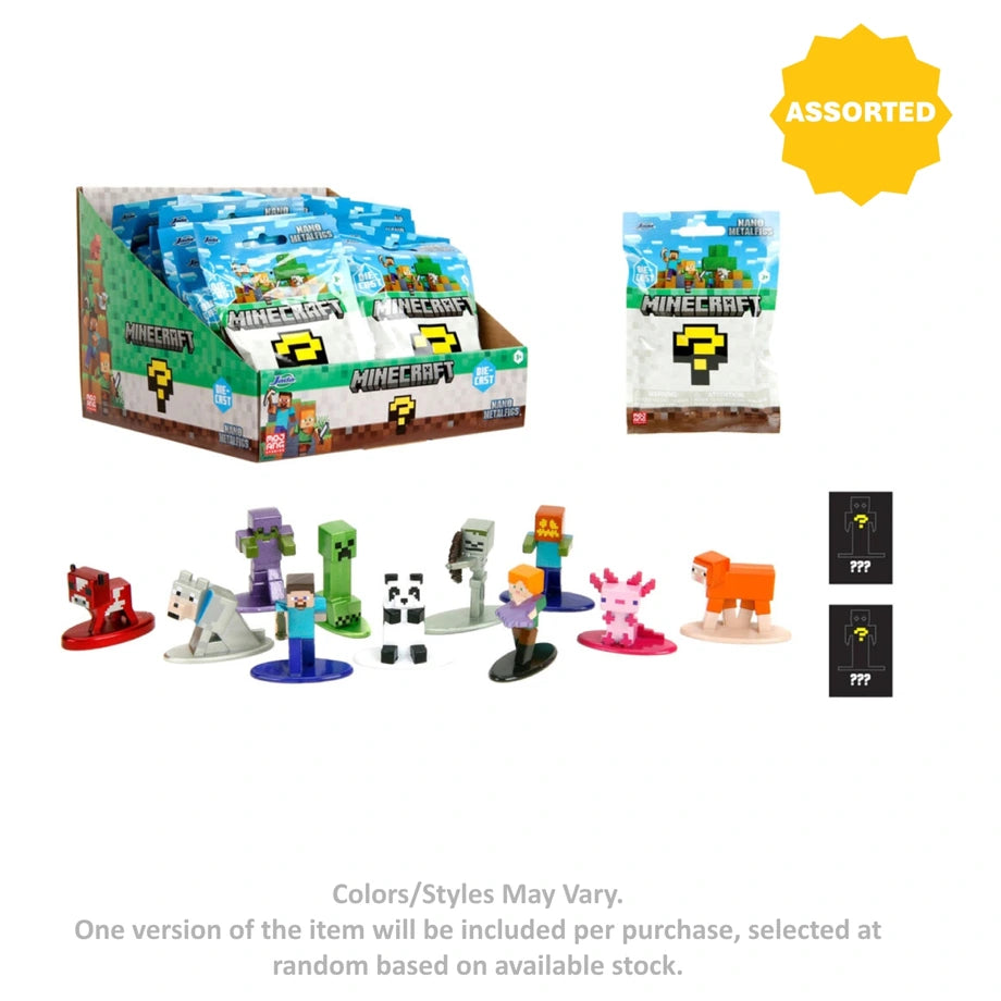 Jada Toys Minecraft MetalFigs Minecraft Series 6 Mystery Die-cast Figure (4.19 cm, Assorted)