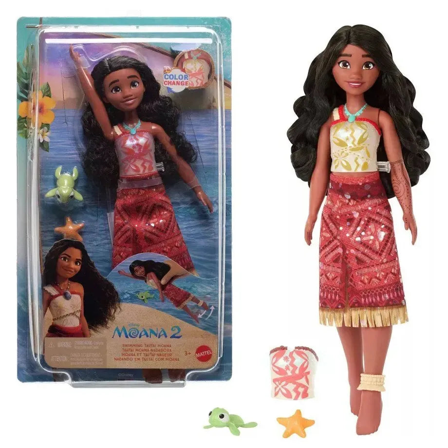 Disney Moana 2 Swimming Tautai Moana Fashion Doll