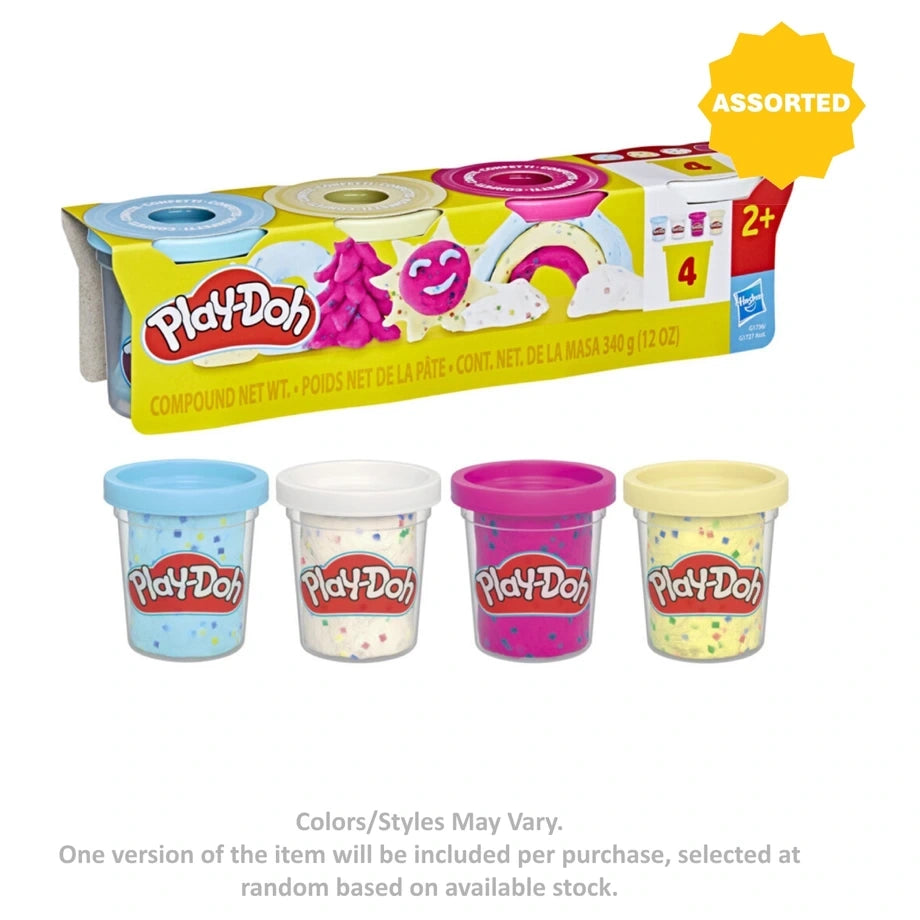 Hasbro Play-Doh Speciality Compound Set (340 g, Pack of 4, Assorted)