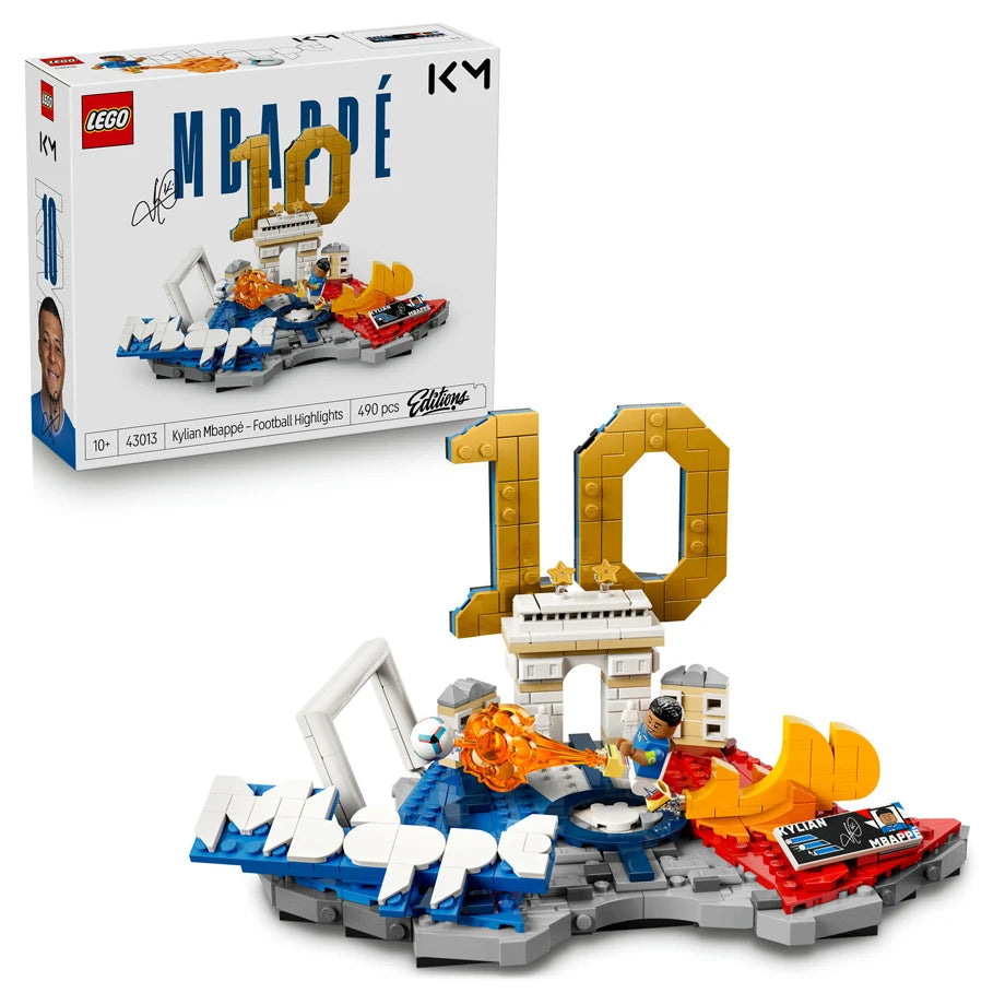 LEGO Editions Kylian Mbappé Soccer Highlights 43013 Building Set (490 Pieces)
