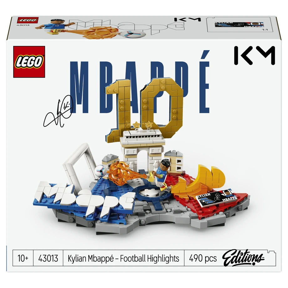 LEGO Editions Kylian Mbappé Soccer Highlights 43013 Building Set (490 Pieces)