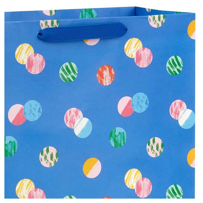 Hallmark Playful Polka Dots Extra Large Gift Bag (31.75 x 14.48 x 39.37 cm, Blue)