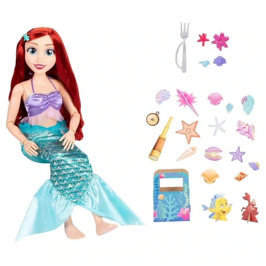Disney Princess The Little Mermaid Playdate Ariel Doll with Accessories (81.28 cm)