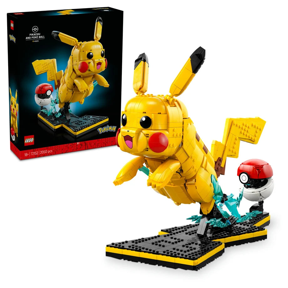 LEGO Pokémon Pikachu & Poké Ball 72152 Building Set (2050 Pieces)