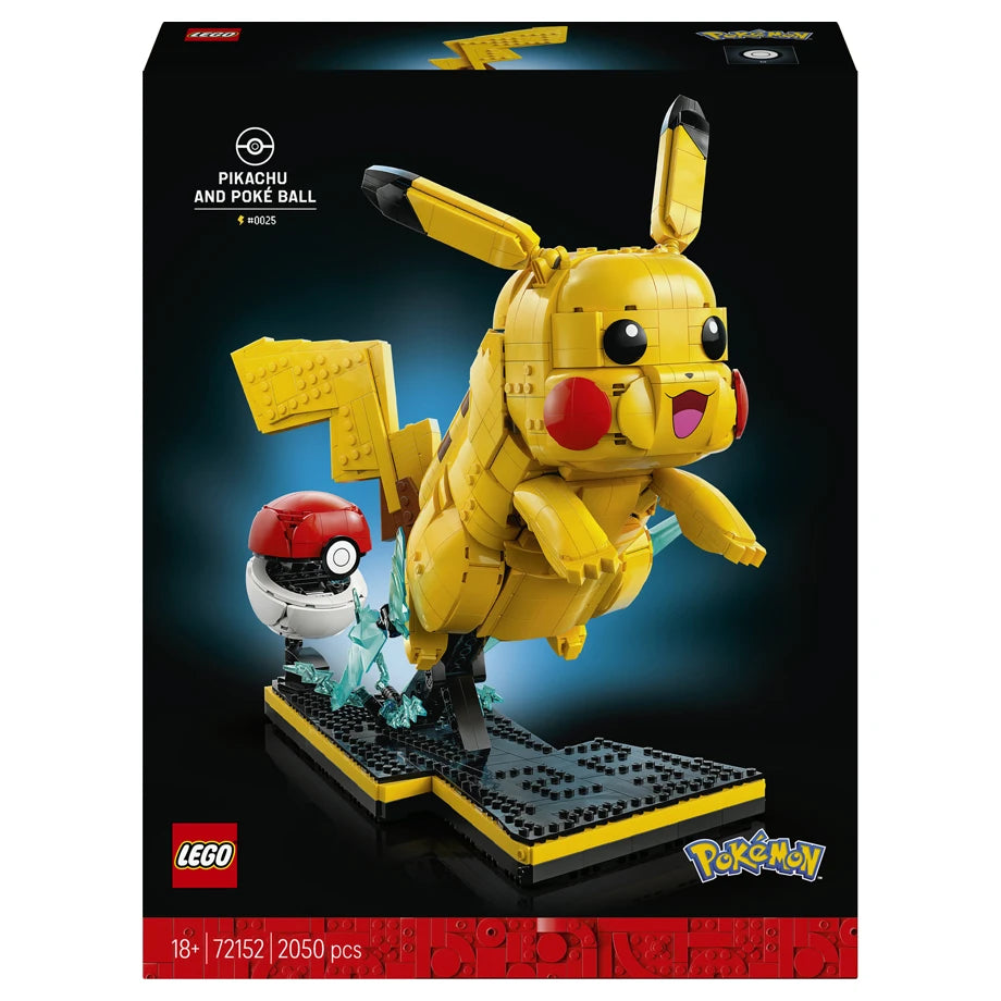 LEGO Pokémon Pikachu & Poké Ball 72152 Building Set (2050 Pieces)