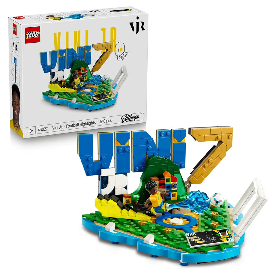 LEGO Editions Vini Jr. Soccer Highlights 43027 Building Set (510 Pieces)