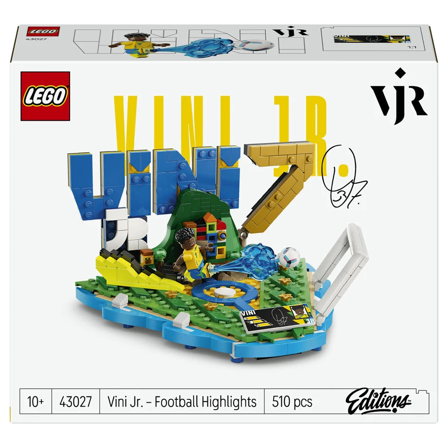 LEGO Editions Vini Jr. Soccer Highlights 43027 Building Set (510 Pieces)
