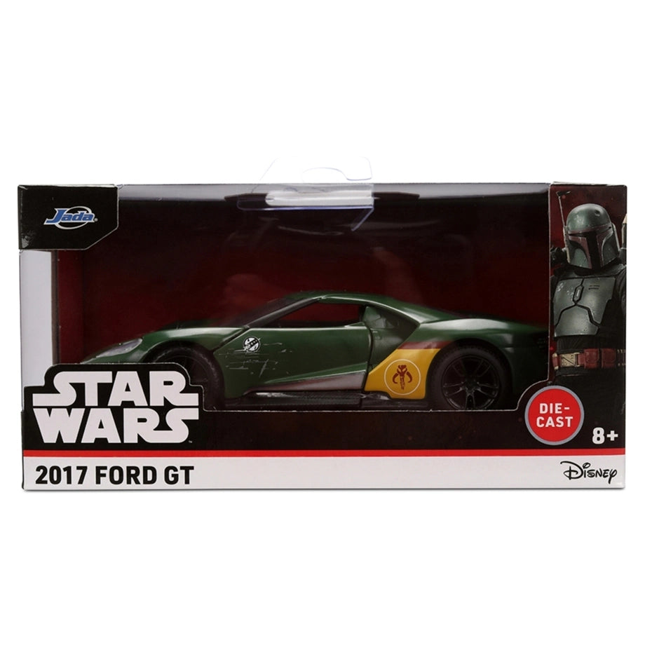 Jada Toys Wars Boba Fett 2017 Ford GT Die-cast Car (1:32, Green/Yellow)