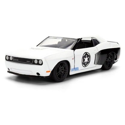 Jada Toys Wars Stormtrooper 2012 Dodge Challenger SRT8 Die-cast Car (1:32, White/Black)