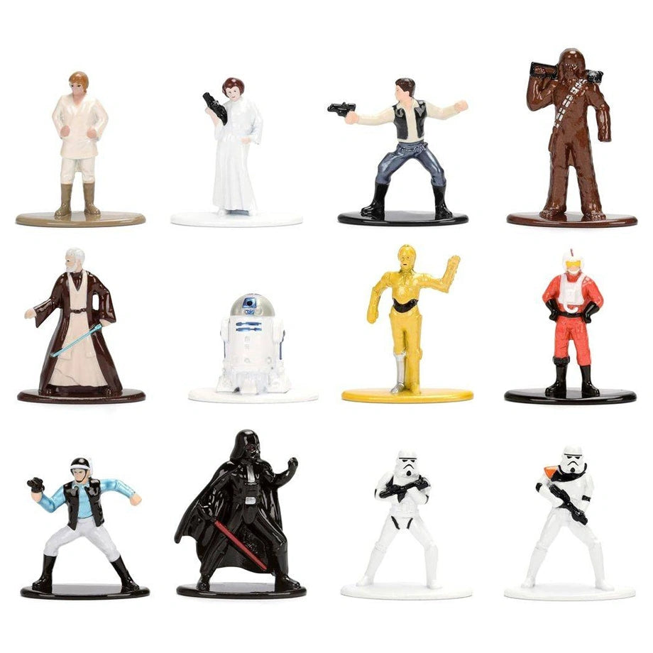 Jada Toys Nano MetalFigs Star Wars Wave 1 Die-cast Figures 12-Pack (4.19 cm)