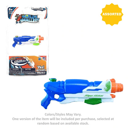 World’s Smallest Super Soaker Water Blaster (9.53 cm, Assorted)