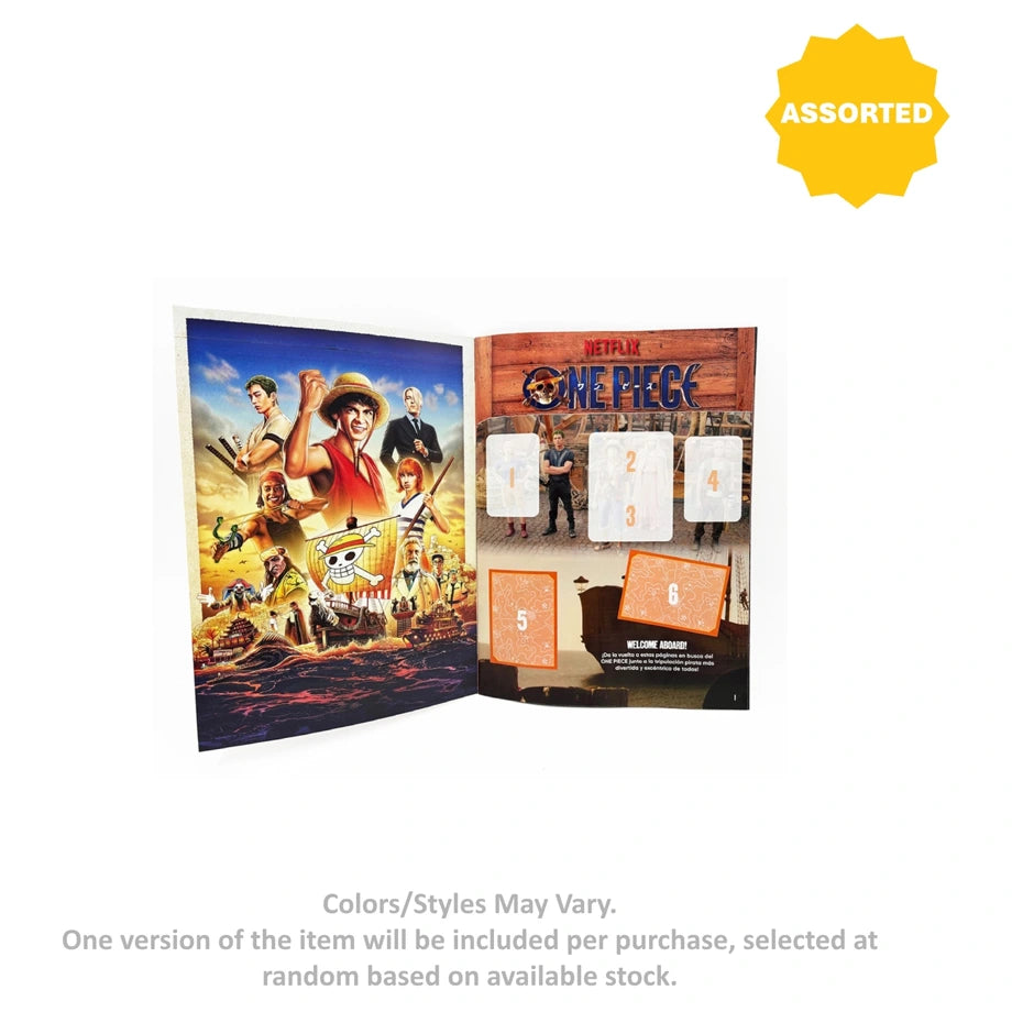 One Piece Stickers Album Starter Pack (32 Page, Assorted)