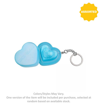 Mini Glam Heart Glitter Balm Keychain (7.41 g, Assorted)