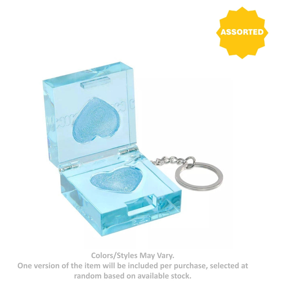 Mini Glam Heart Cube Shimmer Highlight Keychain (5.23 g, Assorted)