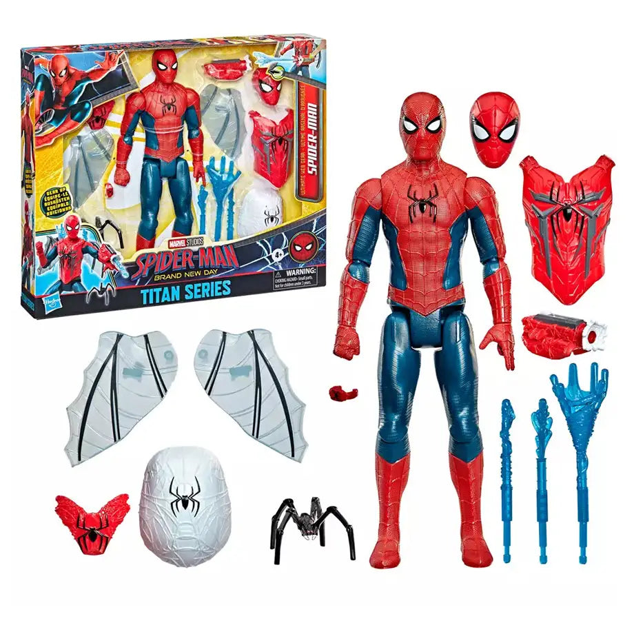Marvel Spider-Man Brand New Day Titan Series Spider-Man Ultimate Web Gear Action Figure
