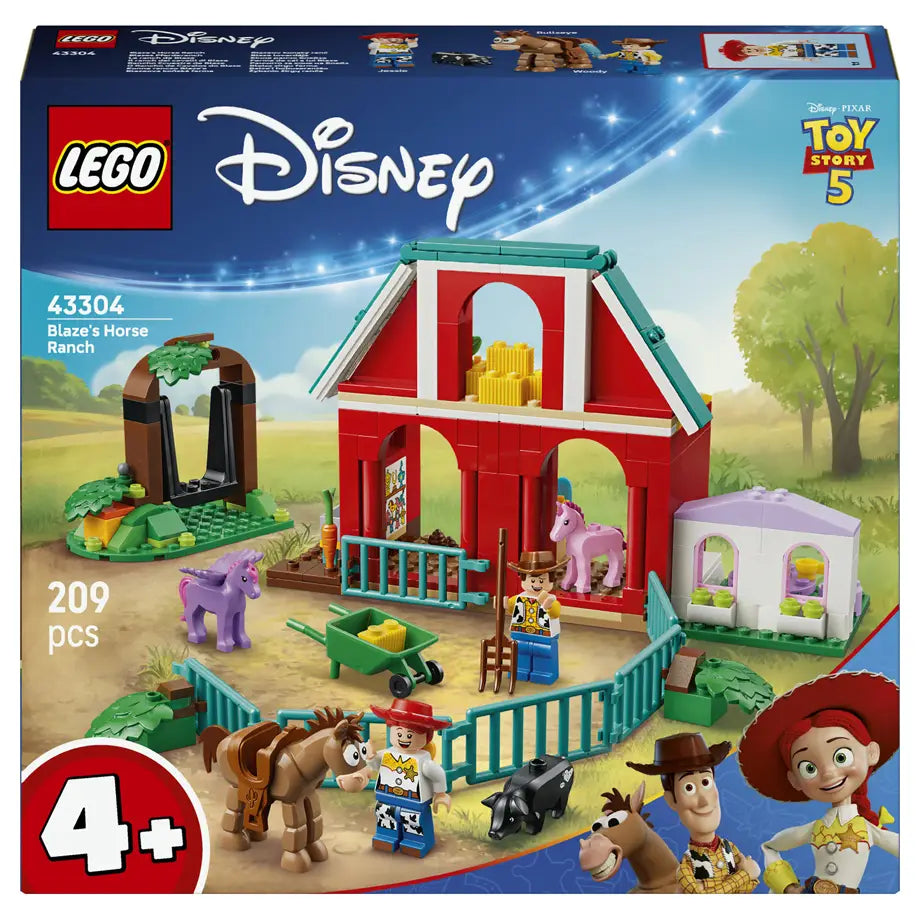 LEGO Disney and Pixar Toy Story 5 Blaze’s Horse Ranch 43304 Building Set (209 Pieces)