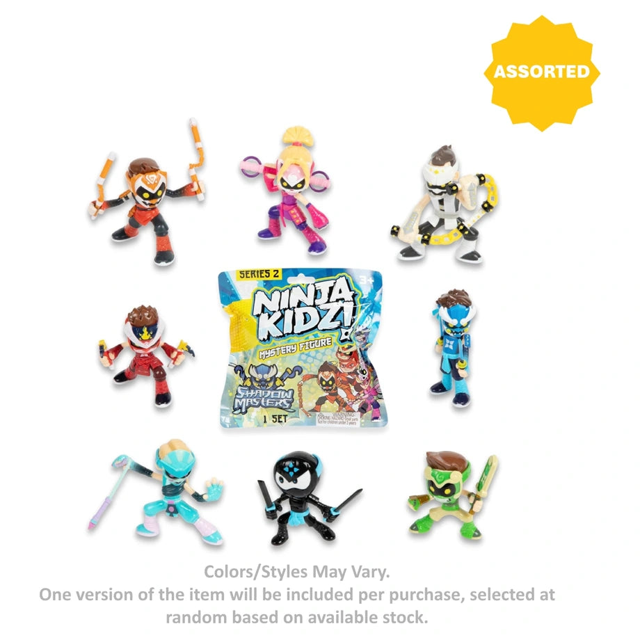 Ninja Kidz Shadow Masters Series 2 Mystery Figures Blind Bag (Assorted)