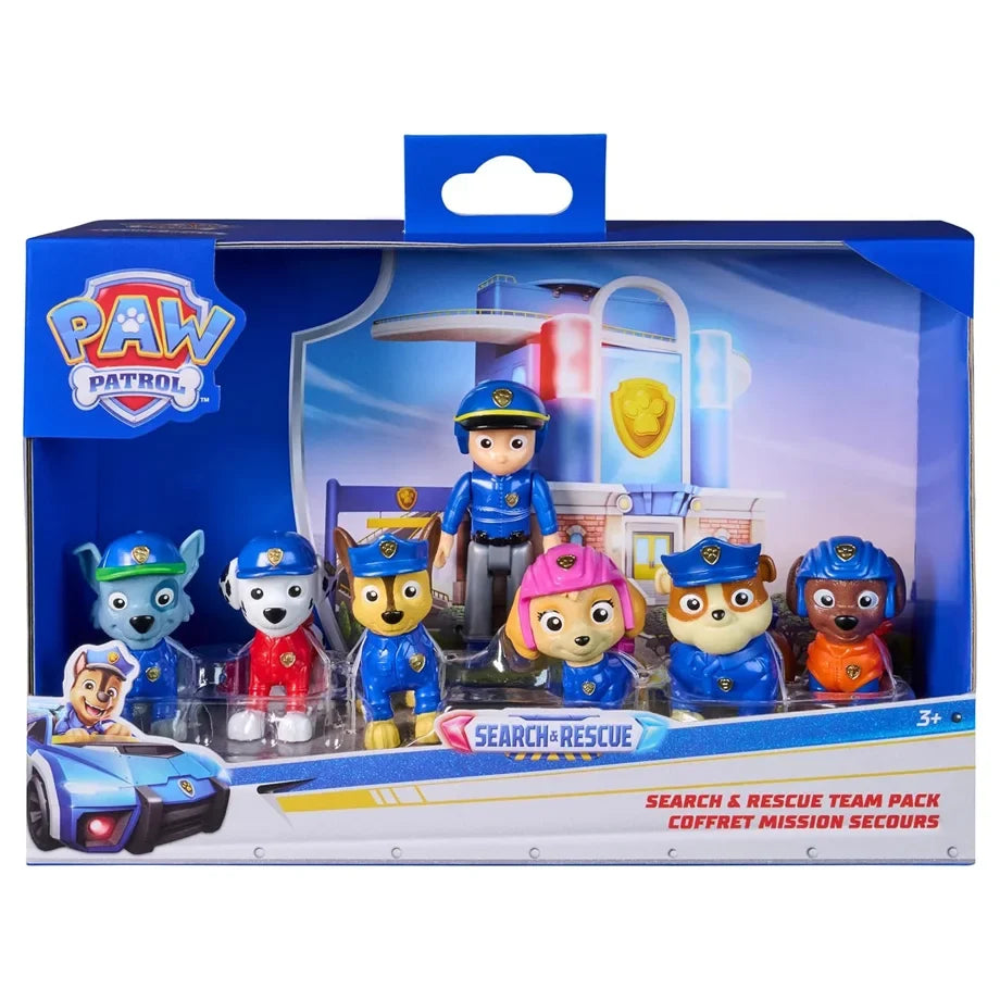 Spin Master PAW Patrol Search & Rescue Team Action Figures Set (Pack of 7)