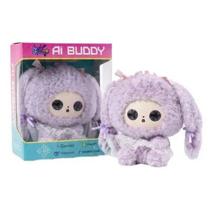 AI Buddy Mood Buddies Mira Interactive Plush Toy (25 cm, Purple)
