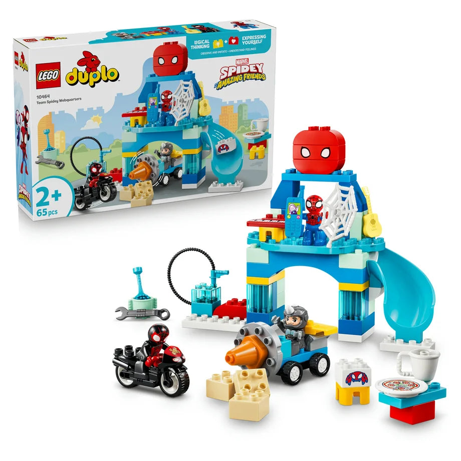 LEGO DUPLO Marvel Team Spidey Webquarters Building Toy Set 10464 (44 Pieces)