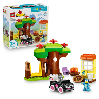 LEGO DUPLO Bluey Pizza Girls with Muffin and Bluey Building Toy Set 10469 (94 Pieces)