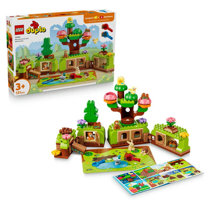 LEGO DUPLO Discovery Forest with Wild Animals Building Toy Set 10480 (820 Pieces)