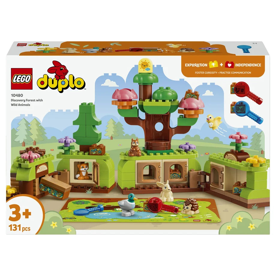 LEGO DUPLO Discovery Forest with Wild Animals Building Toy Set 10480 (820 Pieces)
