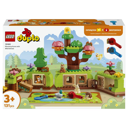 LEGO DUPLO Discovery Forest with Wild Animals Building Toy Set 10480 (820 Pieces)