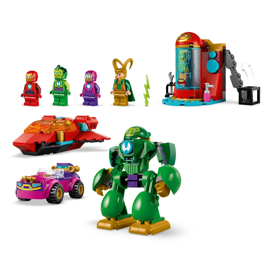 LEGO Marvel Iron Man and His Awesome Friends: Loki vs. Team Iron Man Building Toy Set 11211 (80 Pieces)