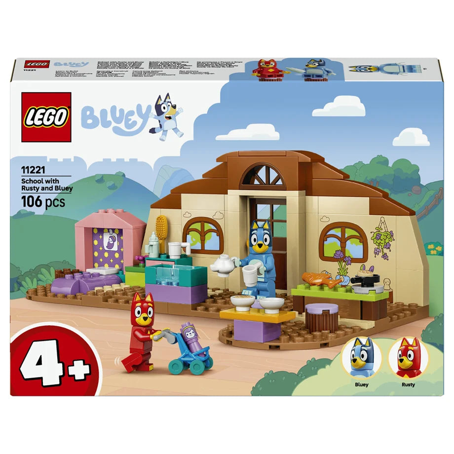 LEGO Bluey School with Rusty and Bluey Building Toy Set 11221 (1015 Pieces)