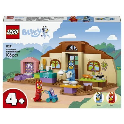LEGO Bluey School with Rusty and Bluey Building Toy Set 11221 (1015 Pieces)