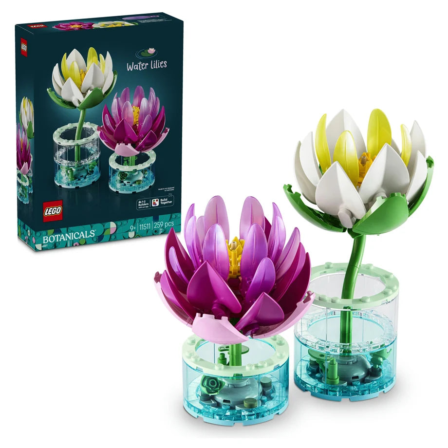 LEGO Botanicals Water Lilies Flower Building Toy Set 11511 (171 Pieces)