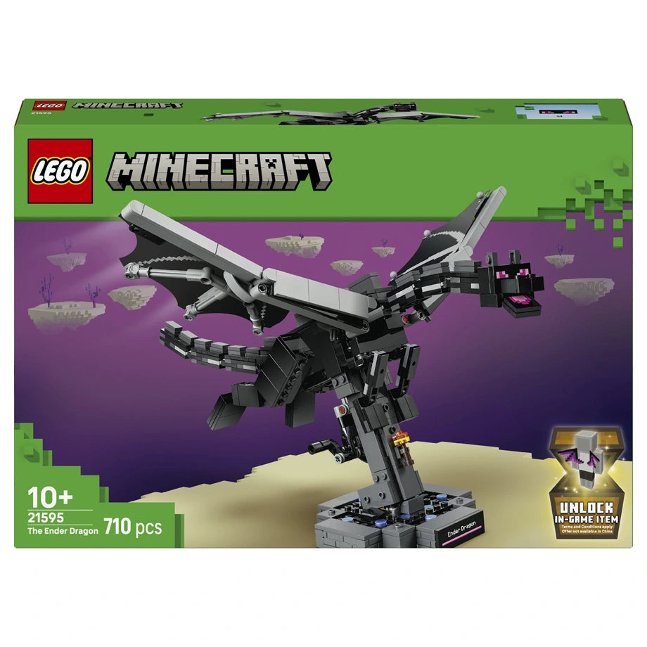 LEGO Minecraft The Ender Dragon Building Toy Set 21595 (607 Pieces)