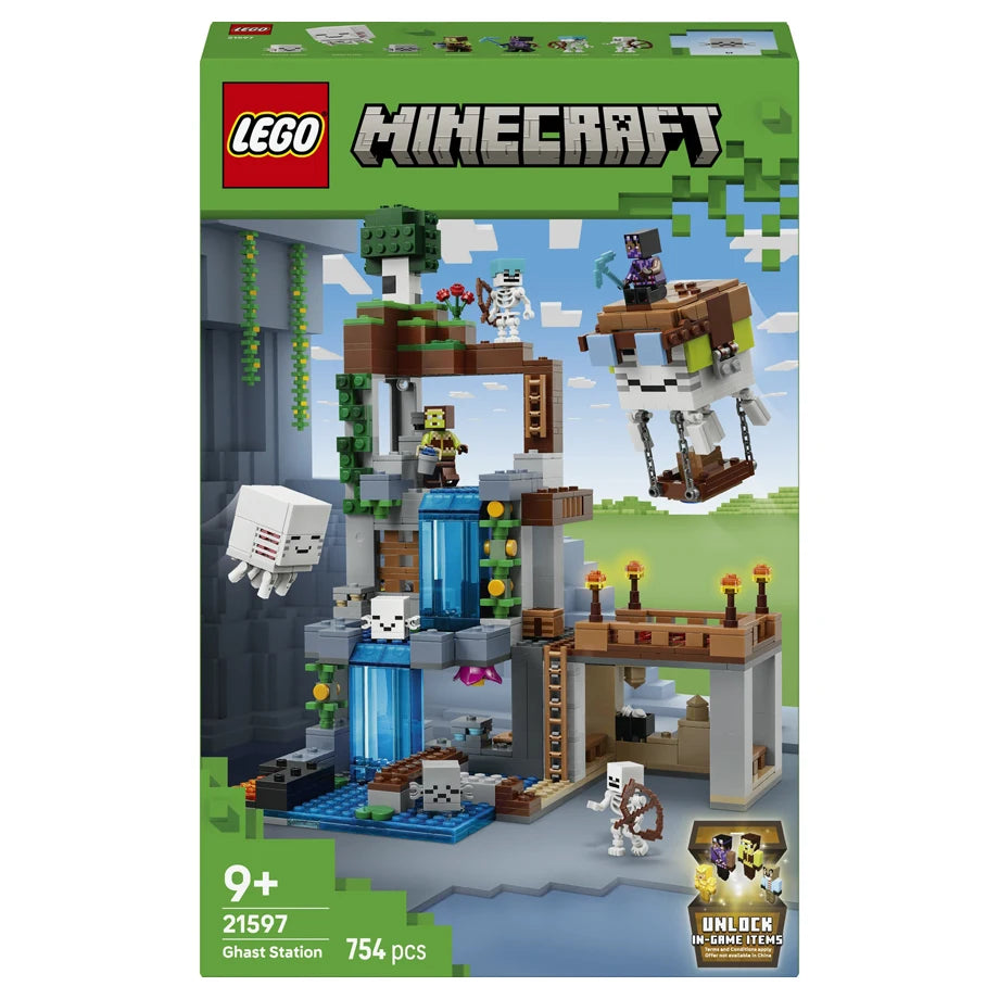 LEGO Minecraft Ghast Station Building Toy Set 21597 (286 Pieces)