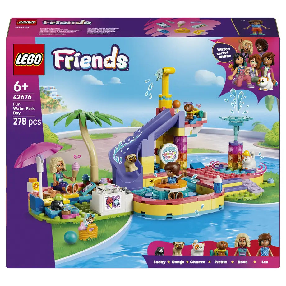 LEGO Friends Fun Water Park Day Building Toy Set 42676 (295 Pieces)