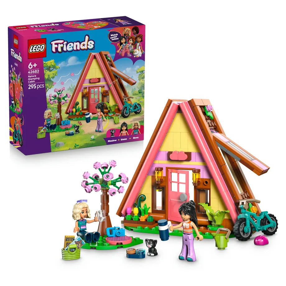 LEGO Friends Nature Glamping Cabin Building Toy Set 42682 (116 Pieces)