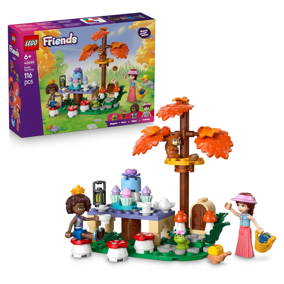 LEGO Friends Forest Tea Party Building Toy Set 42690 (377 Pieces)