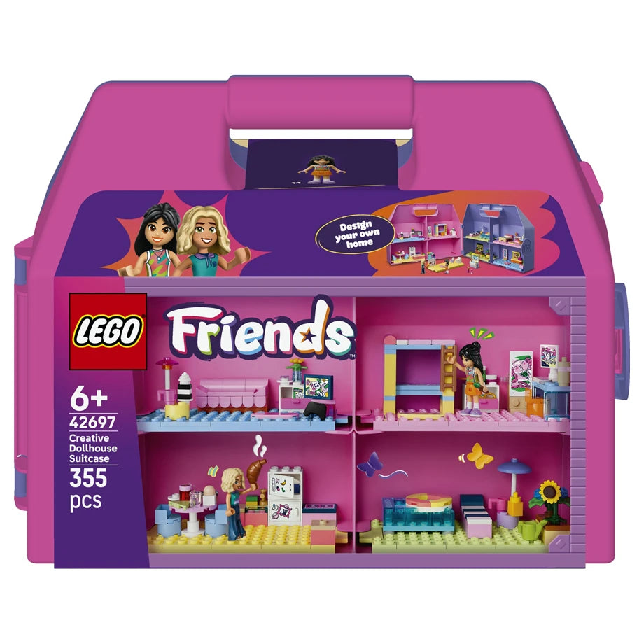 LEGO Friends Creative Dollhouse Suitcase Building Toy Set 42697 (602 Pieces)