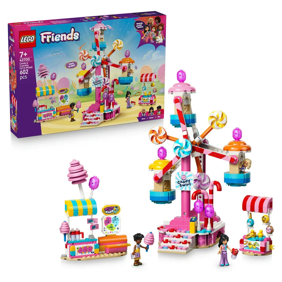 LEGO Friends Candy & Cupcake Ferris Wheel Building Toy Set 42700 (321 Pieces)