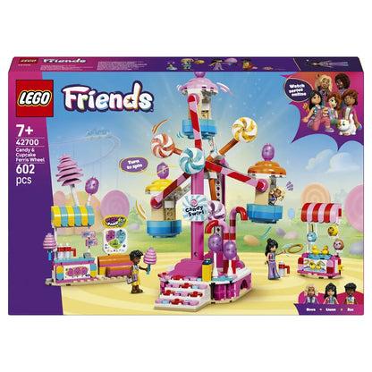 LEGO Friends Candy & Cupcake Ferris Wheel Building Toy Set 42700 (321 Pieces)