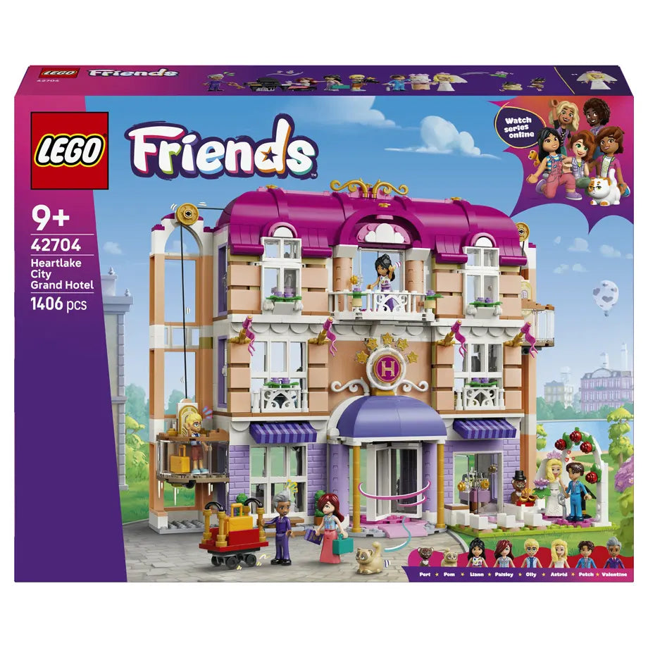 LEGO Friends Heartlake City Grand Hotel Building Toy Set 42704 (1229 Pieces)
