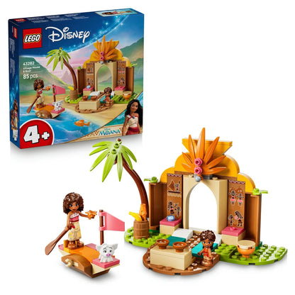 LEGO Disney Moana Village House & Boat Building Toy Set 43282 (149 Pieces)